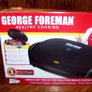George Foreman Grill 3. Brand new, never opened, in box!
